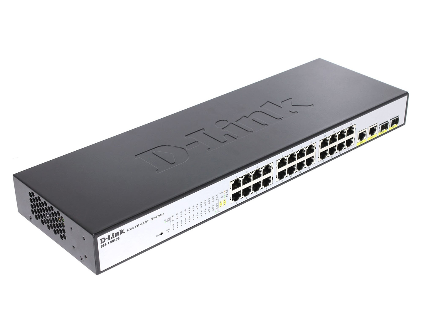 سوئیچ شبکه 26 پورت دی لینک مدل DES-1100-26-3